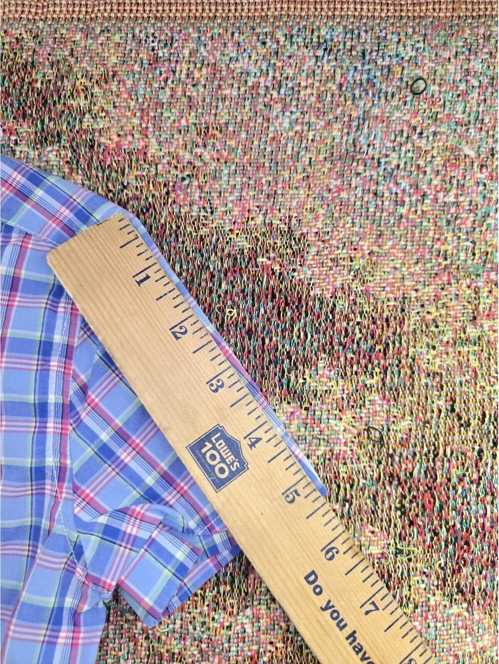 Ralph Lauren Boys Blue Pink Plaid Button Down Shirt Blue Pony Logo Size 4/4T